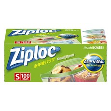 Ziploc 密保諾 簡易夾鏈袋, 1個, 100個, 小號 (S)