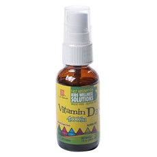 L.A. Naturals 維他命D3滴劑 400IU 無酒精葡萄味, 1瓶, 30ml