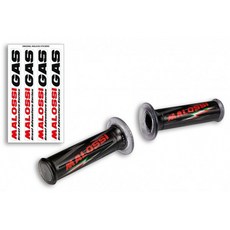 MALOSSI 競賽握把套M款 黑色 摩托車改裝防滑握把舒適耐用