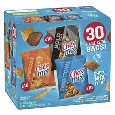 chexmix 切達起司風味餅乾 10包入+傳統風味餅乾 10包入+瘋狂派對風味餅乾 10包組, 1.4kg, 1組