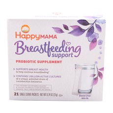 HAPPY MAMA 哺乳營養乳酸菌補充隨身包 21入, 1盒, 21g