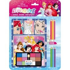 【傑晽國際商行】京甫 彩妝遊戲畫系列 冰雪奇緣主題 彩妝玩具組 美感培養 創意無限, 多色