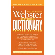 (英文圖書) The New American Webster Handy College Dictionary: Fourth Edition Mass Market Paperbound, Berkley Books, 英文, 大眾市場平裝版