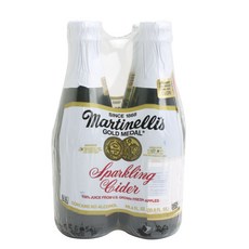 Martinelli's 蘋果氣泡飲, 4件, 250ml