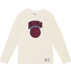 mitchell & ness 紐約尼克傳奇竹節棉長袖運動衫