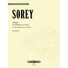 (英文圖書) Adagio (for Wadada Leo Smith): For Alto Saxophone and Orchestra 平裝版, Alfred Music, 英文