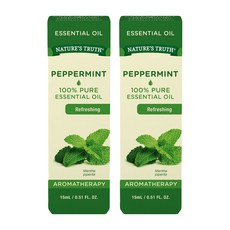 Nature's Truth 香薰薄荷純清爽精油, 2個, 15ml