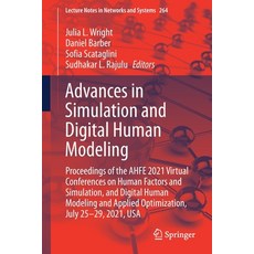 (英文圖書) Advances in Simulation and Digital Human Modeling: Proceedings of the Ahfe 2021 Virtual Confe... 平裝版, Springer, 英文