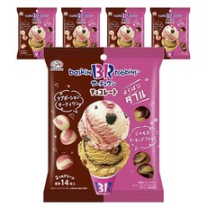 FUJIYA 不二家 31冰淇淋巧克力 白巧克力覆盆子&摩卡杏仁巧克力口味, 5個, 65g