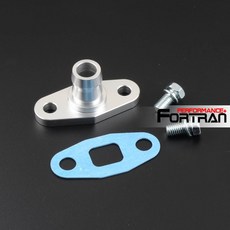 FORTAN渦輪回油法蘭 適用於Garrett T3 T4 T04B T04E / Hitachi HT18 20mm孔徑 提升渦輪效率