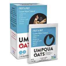 UMPQUAOATS 定制研磨燕麥水果和堅果, 6件, 55克