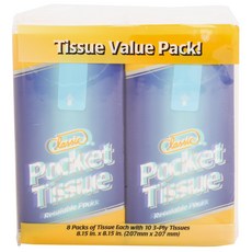 袖珍紙巾超值裝 207 x 207mm, 1個, 8件