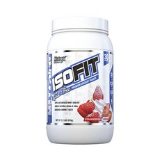 Nutrex RESEARCH Iso Fit 優質甜點分離草莓和奶油味, 1個, 978克