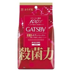 GATSBy Bio Core體用濕紙巾 無香 30張入, 1個