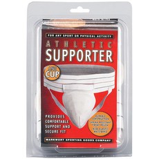 markwort Athletic Supporter 和 Cup Baseball Protector S 號, 白色的