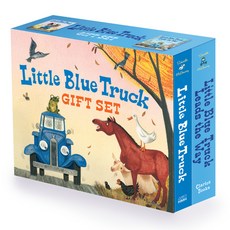 (英文圖書)Little Blue Truck 2-Book Gift Set: Little Blue Truck Board Book Little Blue Tru... 平裝版, Clarion Books, 英文