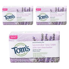 Tom's OF MAINE 薰衣草茶樹籽乳木果油, 3個, 141克