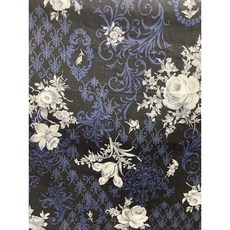 Milady 日本棉布 古典玫瑰 手作拼布材料, 藍色, 詳見包裝