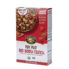 NATURE'S PATH Flex Plus Red Berry Crunch 穀物素食全麥, 1個, 300克