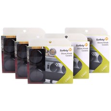 Safety 1ST 爐子旋鈕蓋 幼兒安全鎖, 5入