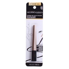 L'OREAL PARIS 巴黎萊雅 伸縮頭眼線液 2.45ml, 1個, 黑色的