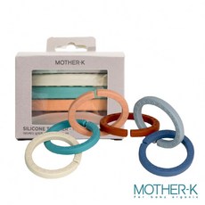 MOTHER-K 矽膠懸掛吊環 6入組，多功能嬰兒推車掛環