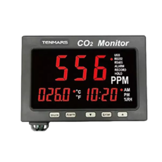 TENMARS LED二氧化碳溫溼度監測器 TM-187A