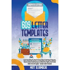 (英文圖書) 609 Letter Templates: Learn Everything You Need To Know About Credit Report Disputes How to ... 平裝版, Independently Published, 英文