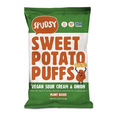 SPUDSY 馬鈴薯餅乾 素食酸奶油洋蔥風味, 1包, 113.4g