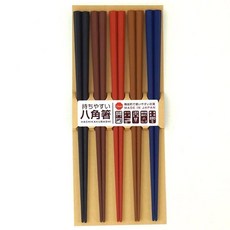 哈日媽咪的愛敗日記 日本製 耐熱八角筷 5雙組, 多色, 筷子