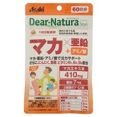 Asahi 朝日 Dear Natura瑪卡410mg&鋅7mg補充錠, 1包, 120顆