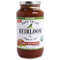 NAPA VALLEY HEIRLOOM TOMATO 甜紅辣椒意大利麵醬, 1個, 680克