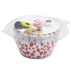 NORPRO 心形鬆餅烘焙杯 75 包, 1個, 紅色的