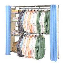 巴塞隆納超大收納34型防塵伸縮衣櫥, 1個, 1個裝