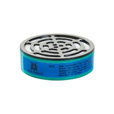 BLUE EAGLE 藍鷹牌 RC-2 有機濾毒罐 適用NP-307/NP-308防毒面具 過濾有機蒸氣與低毒性煙霧, 1個