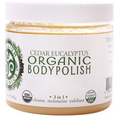 Trillium Organics 身體磨砂膏 Cedar Eucalyptus, 1個, 680克