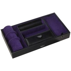 WOLF 首飾收納盒, 黑鵝卵石