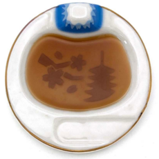 ARTHA 凹凸醬油碟, 1個, 富士山和五重塔