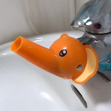 『寶寶洗手神器』兒童洗手器 水龍頭延伸器 寶寶愛洗手 QBABY SHOP, 詳見包裝, 詳見包裝, 橘色大象