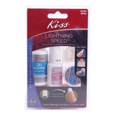 KISS Lightning Speed 沙龍浸粉美甲套組, 混色, 44件