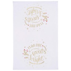 now DESIGNS 圖案印花棉質廚房毛巾, 1個, 精神明亮