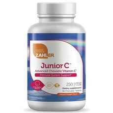 ZAHLER 維他命C咀嚼片 橘子味 250mg, 1瓶, 90顆