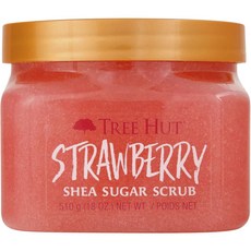 TREE HUT 乳木果油糖磨砂膏 草莓, 1個, 510g