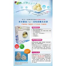 GS MALL 台灣製造 1盒2顆 奈米銀離子抗菌除臭洗衣球，防霉抑菌，洗衣槽清潔，適用於嬰幼兒及敏感肌膚