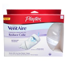 Playtex 慢速流量奶瓶 177ml, 白色, Slow階段(0~3個月以上)