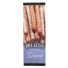 DELLALLO 芝麻麵包餅乾棒, 1盒, 125g