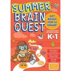 Workman Publishing Summer Brain Quest－Between Grades K & 1 兒童暑期學習練習冊【禮筑外文書店】, 詳見包裝