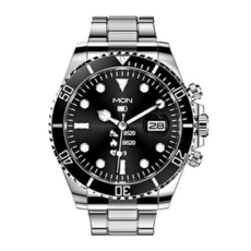 不鏽鋼 藍牙智能手錶 (簡訊/LINE/來電通知/運動模式/心率偵測), 黑色，藍/紅，黑/藍，綠色, 4.3cm, 藍牙