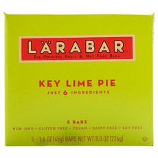 LARABAR The Original果乾堅果棒 美式檸檬派口味 5條入, 1盒, 226g