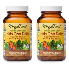 Mega Food 孩童綜合維他命礦物質補充錠, 60顆, 2罐
